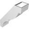 Ekena Millwork 5-in. W x 12-in. D x 16-in. H Valencia Architectural Grade PVC Knee Brace BRCP05X12X16VAL - alternate 3